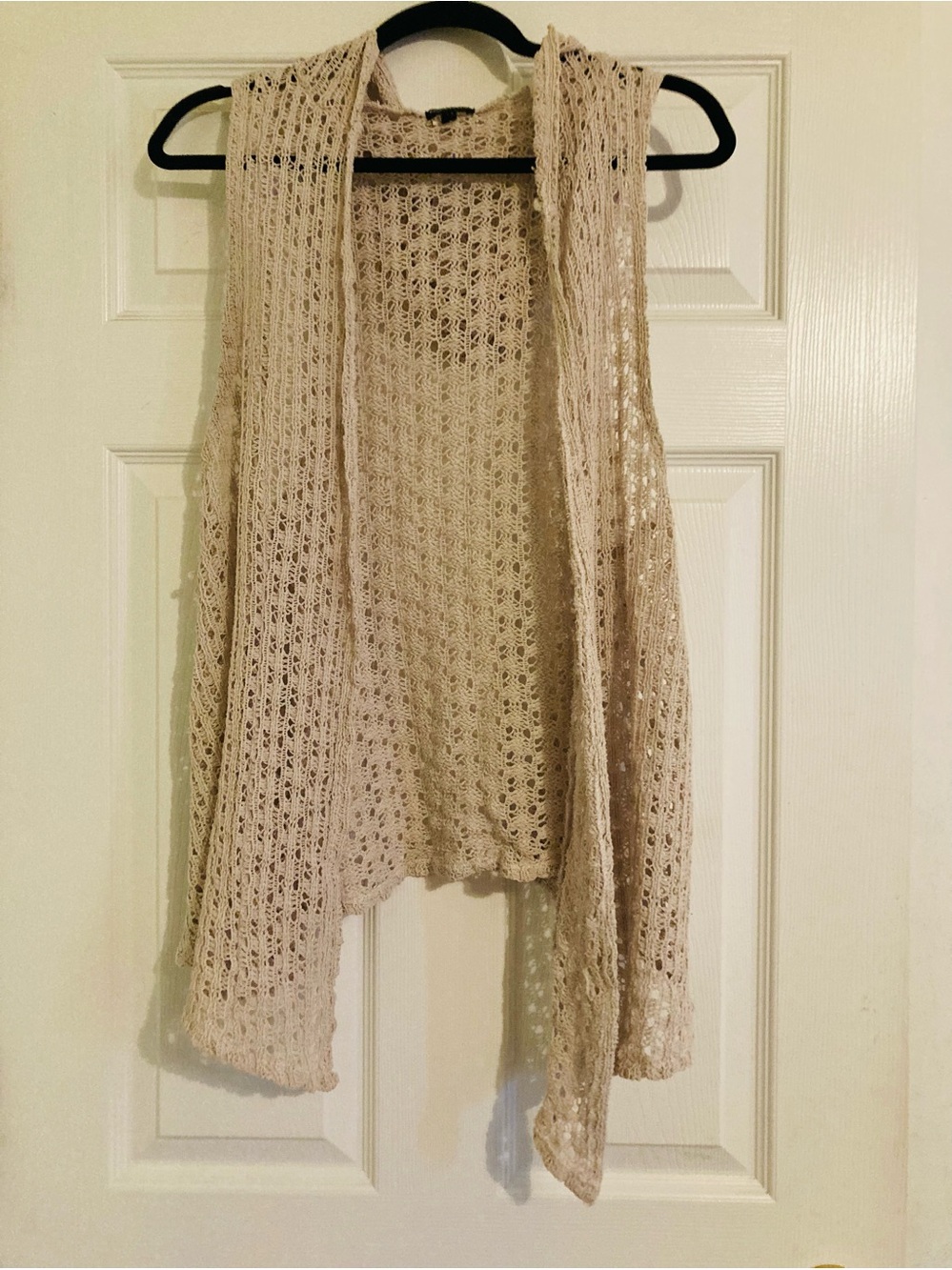 Rebecca Elliot Knit Hooded Cardigan Vest